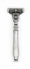 Chrome Plated Gillette Mach 3 Chatsworth Razor With Barley Handle