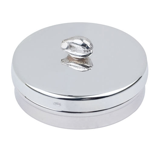 Sterling Silver Conch Shell Box