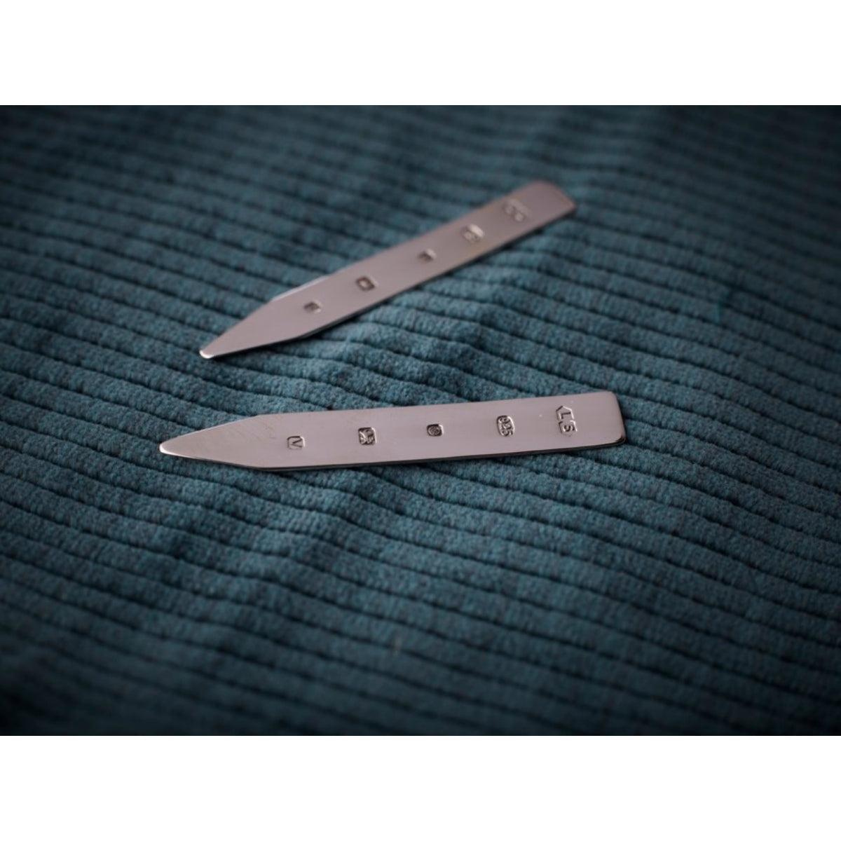 Sterling Silver Collar Stiffeners
