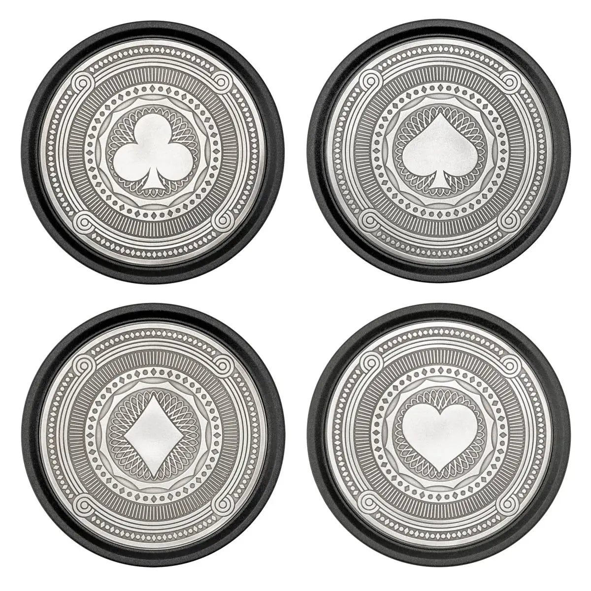 Royal Selangor Ace Pewter Coaster Set (Set of 4)