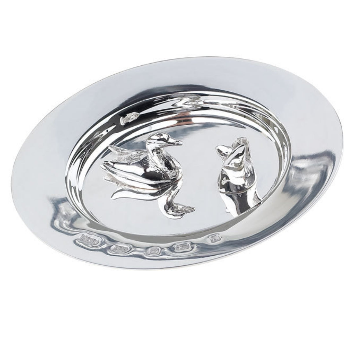 Sterling Silver Duck Dish