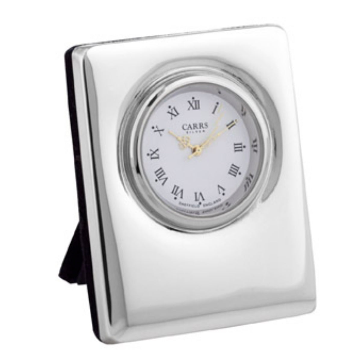 Mini Sterling Silver Plain Clock