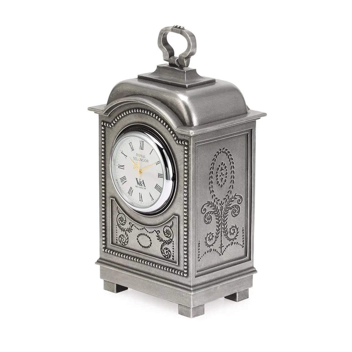 Pewter Carriage Clock