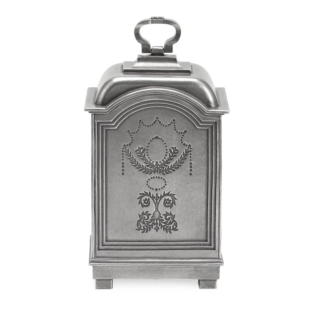 Pewter Carriage Clock