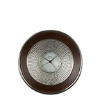 Pewter Round Table Clock