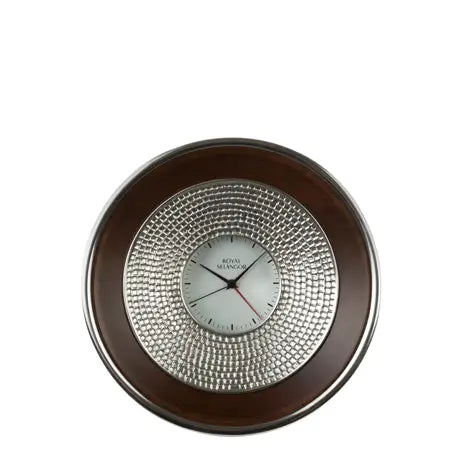 Pewter Round Table Clock
