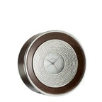 Pewter Round Table Clock