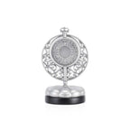 Pewter Tariq Desk Clock