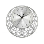 Pewter Tariq Wall Clock