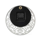 Pewter Tariq Wall Clock