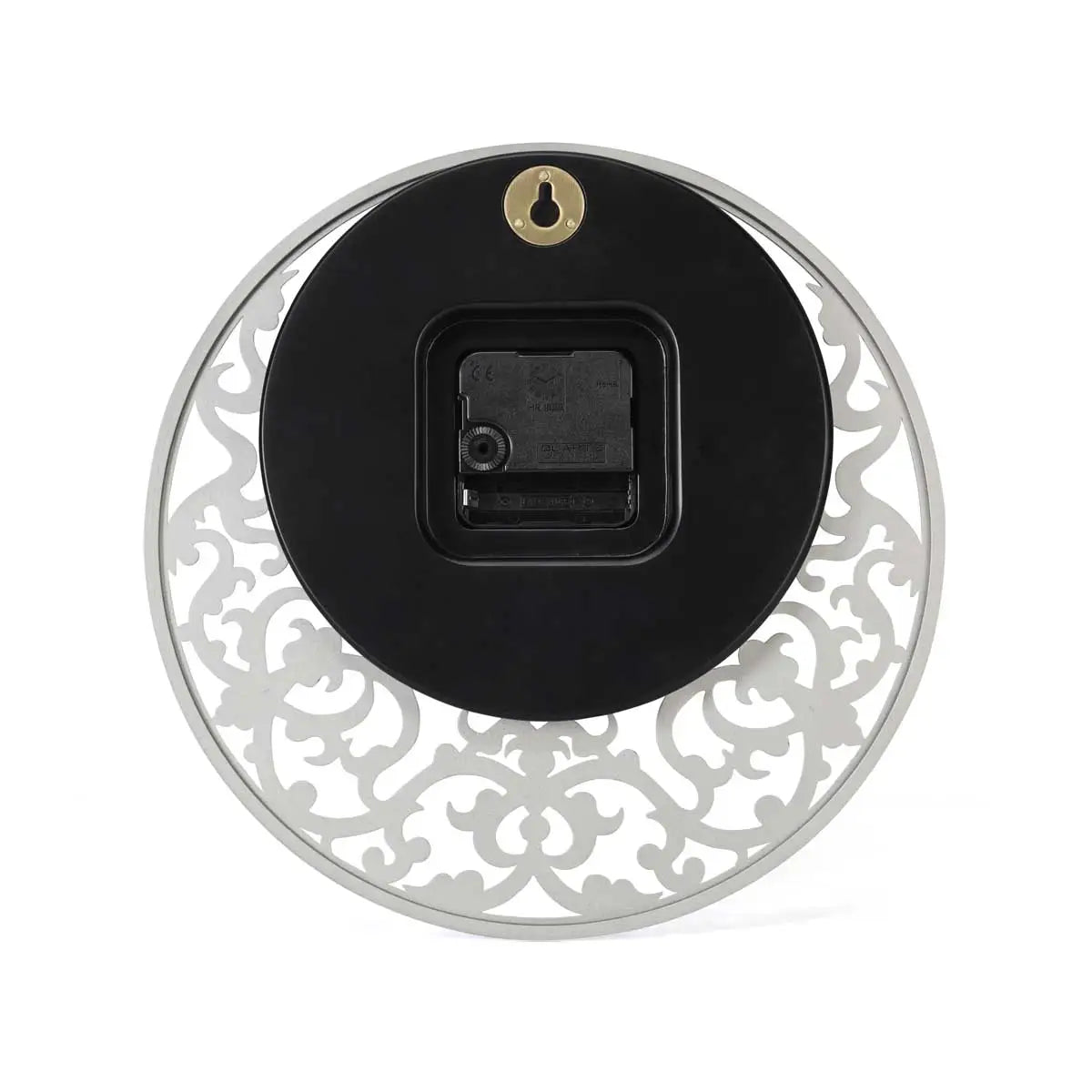 Pewter Tariq Wall Clock