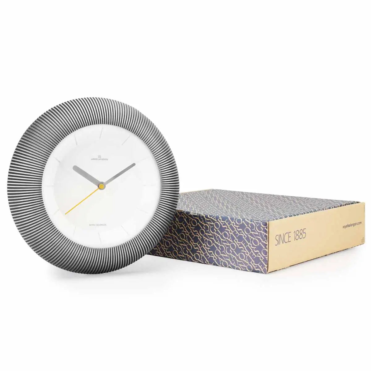 Pewter Savoy Wall Clock