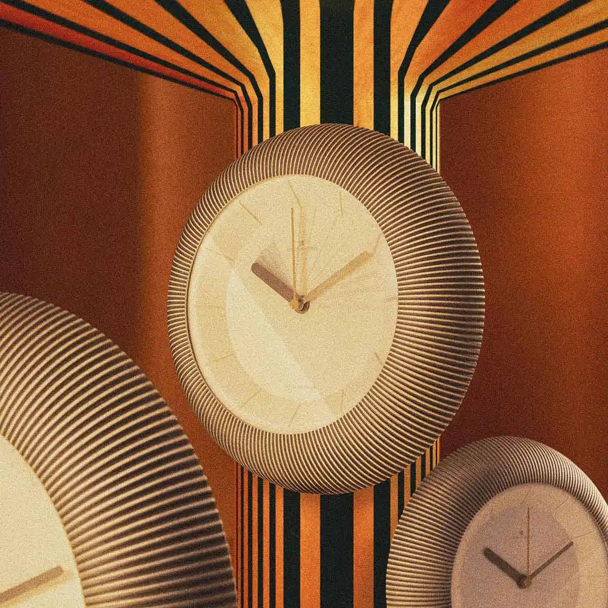 Pewter Savoy Wall Clock