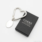 Sterling Silver Big Heart Keyring