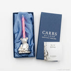Sterling Silver Teddy Bear Candle Holder