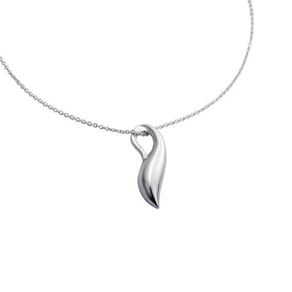 Sterling Silver Aqua Pendant