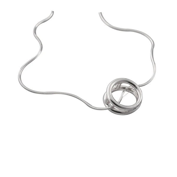 Sterling Silver Hoop Pendant (Medium)