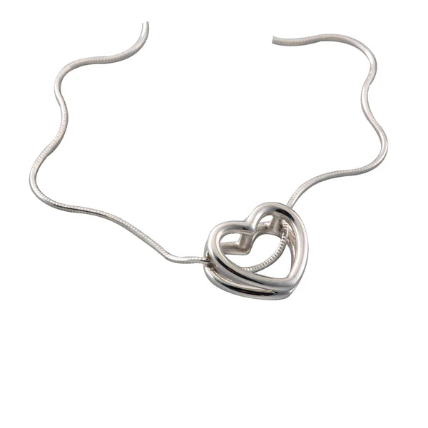 Sterling Silver Heart Pendant (Medium)