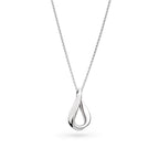 Sterling Silver Serenity Loop Dainty Necklace