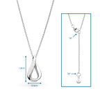 Sterling Silver Serenity Loop Dainty Necklace