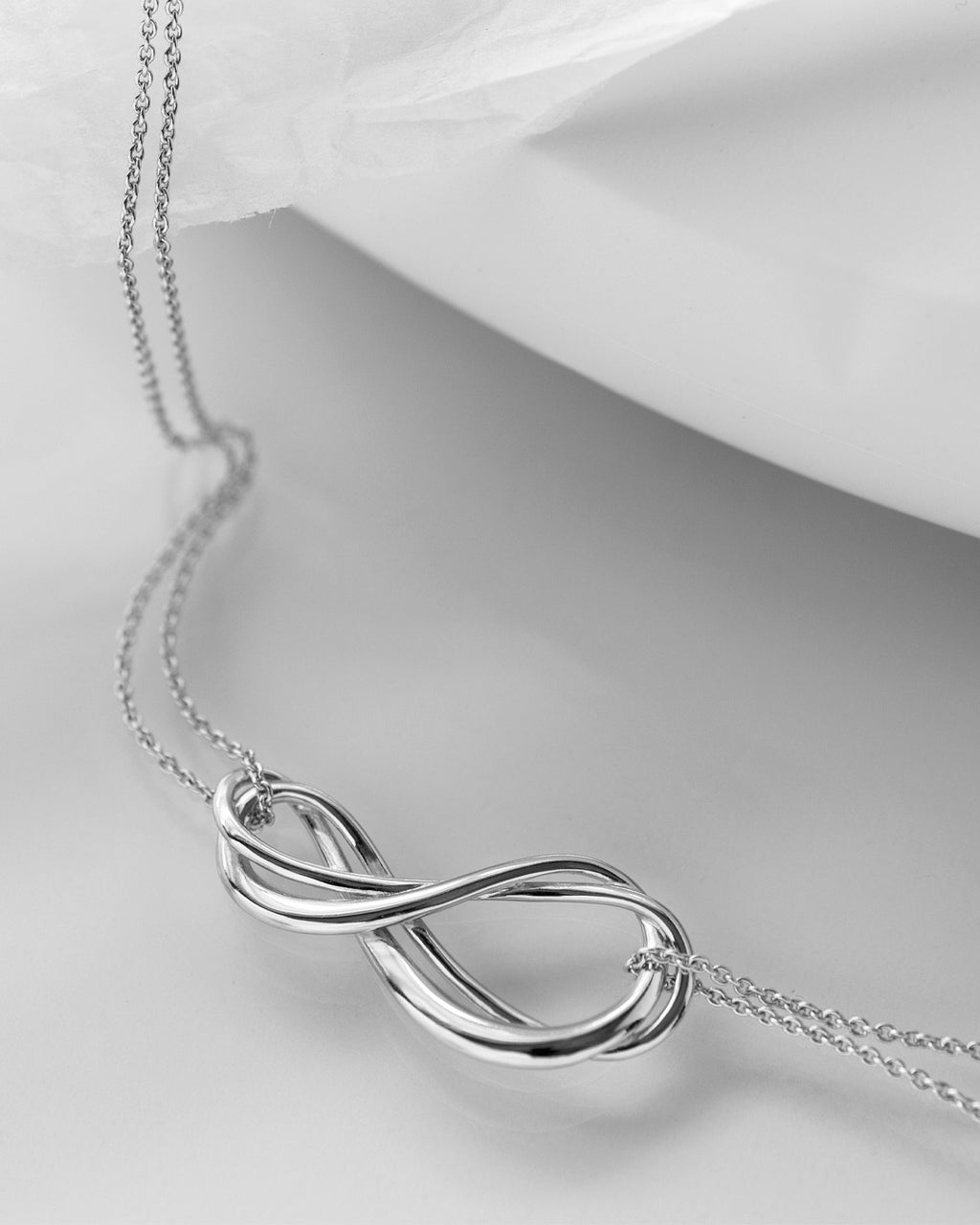 Infinity Twin Chain Necklace