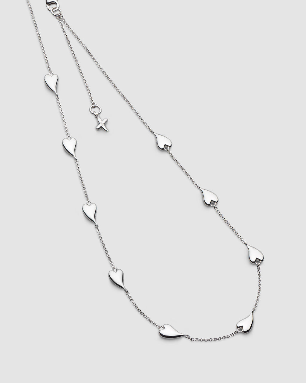 Desire Kiss Heart Station Necklace
