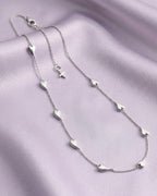 Desire Kiss Heart Station Necklace