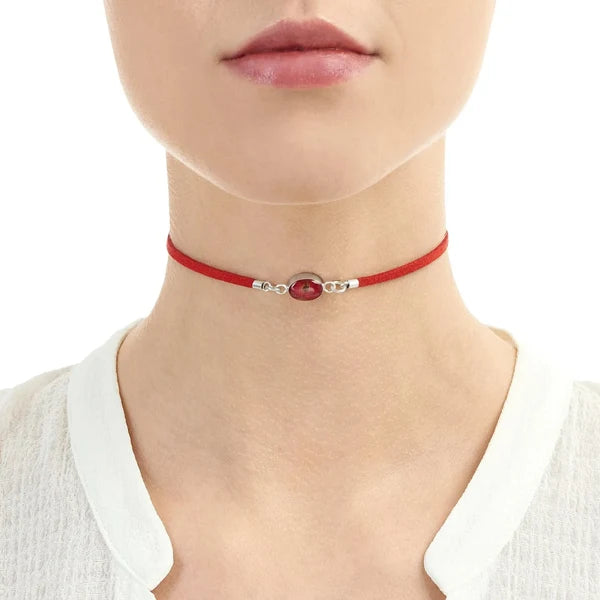Poppy Oval Choker Necklace