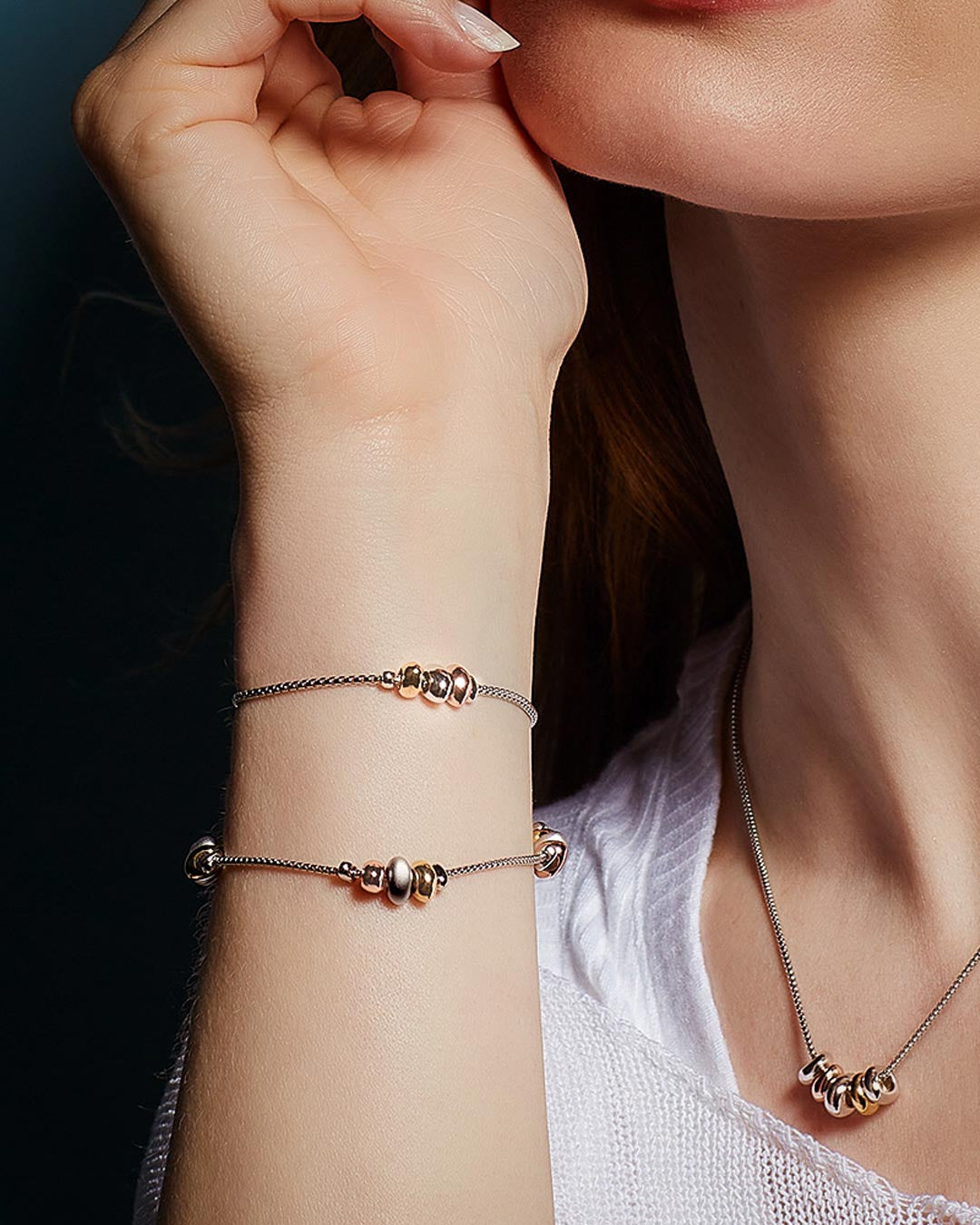Coast Tumble Golden Toggle Bracelet