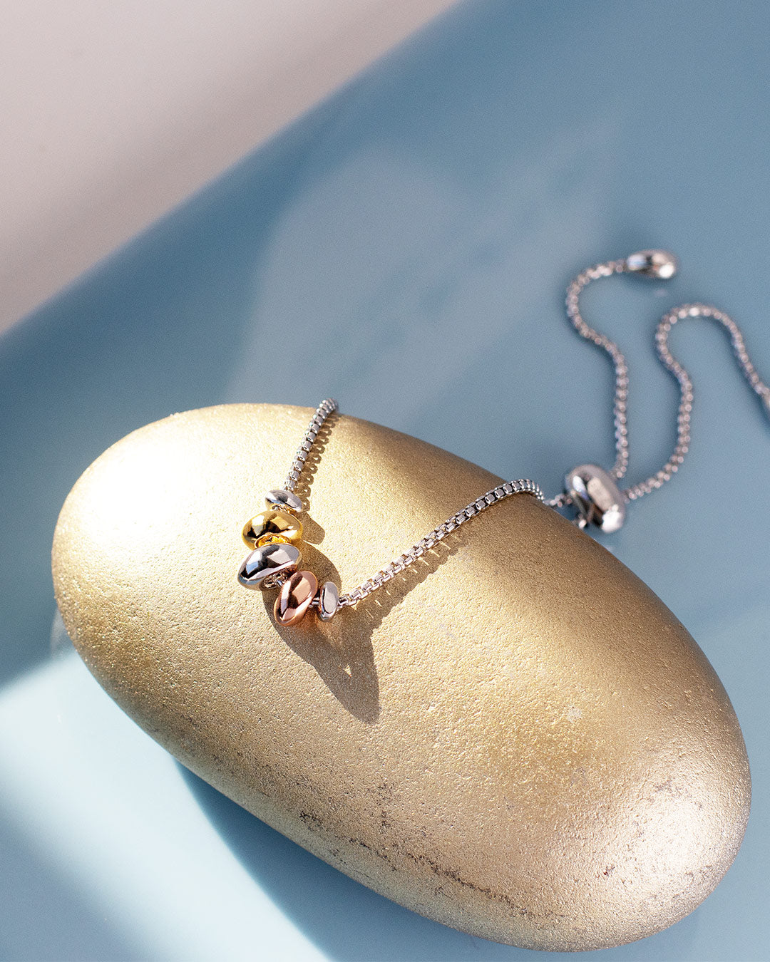 Coast Tumble Golden Toggle Bracelet