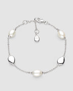 Coast Pebble Pearl Bracelet