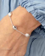 Coast Pebble Pearl Bracelet
