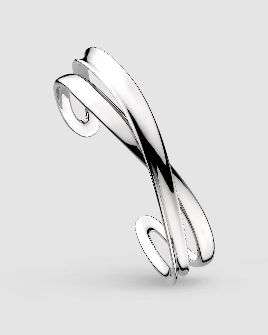 Serenity Grande Crossover Cuff Bangle