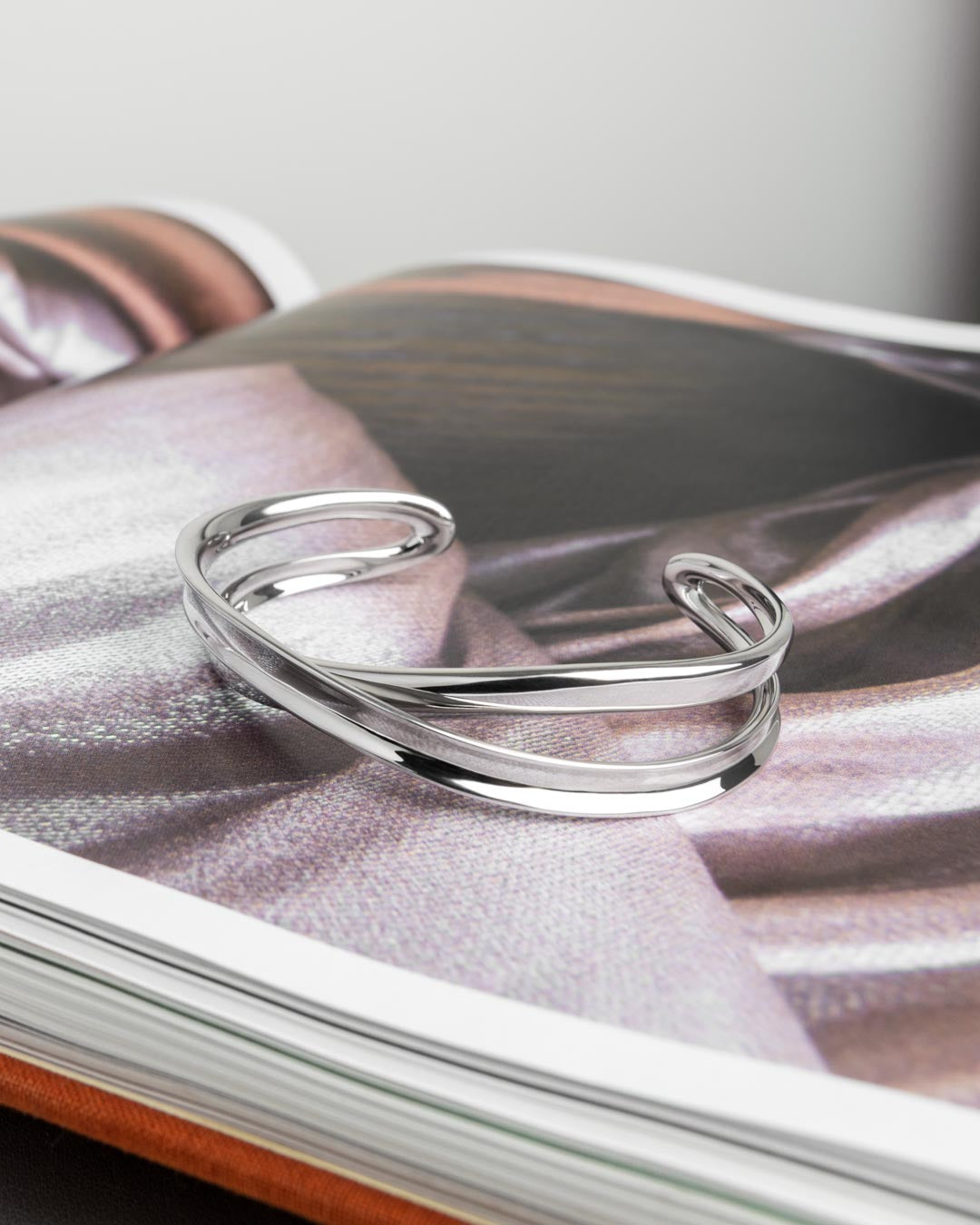 Serenity Grande Crossover Cuff Bangle