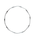 Delicate twist slim bangle