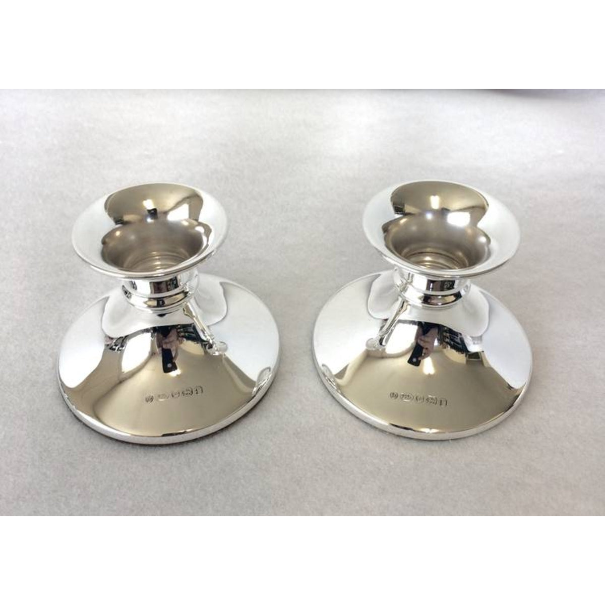 Sterling Silver Mini Cabaret Candlesticks (Pair)