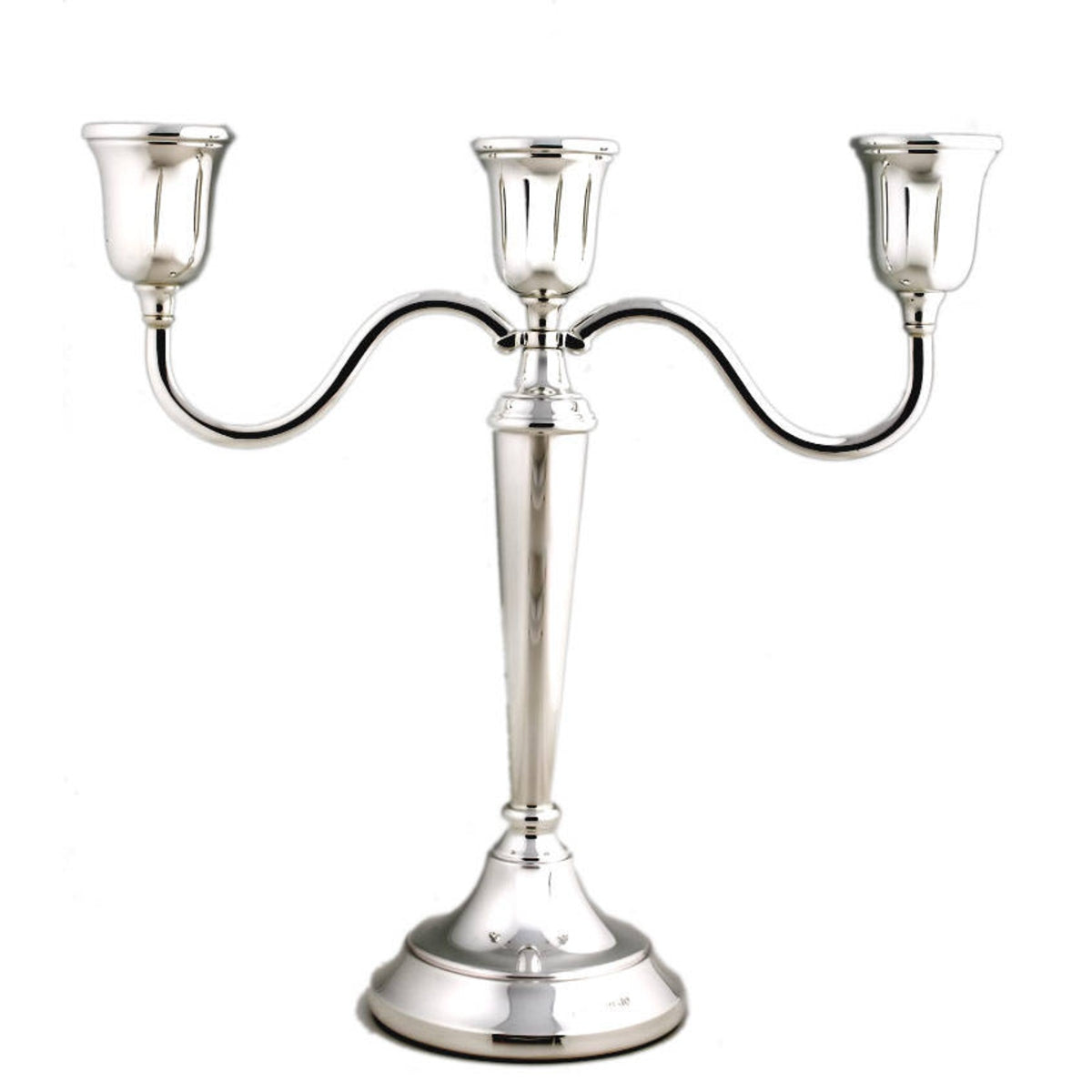 Sterling Silver 4.25 inch 3-Light Candelabra