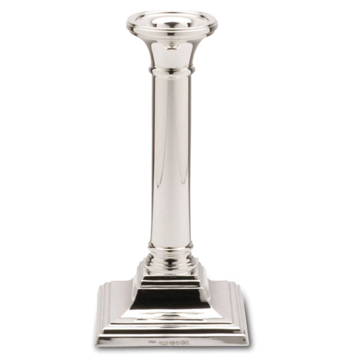 Single Plain Tuscan Column Candlestick (Medium)