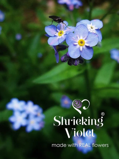 Forget-Me-Not Heart Bangle