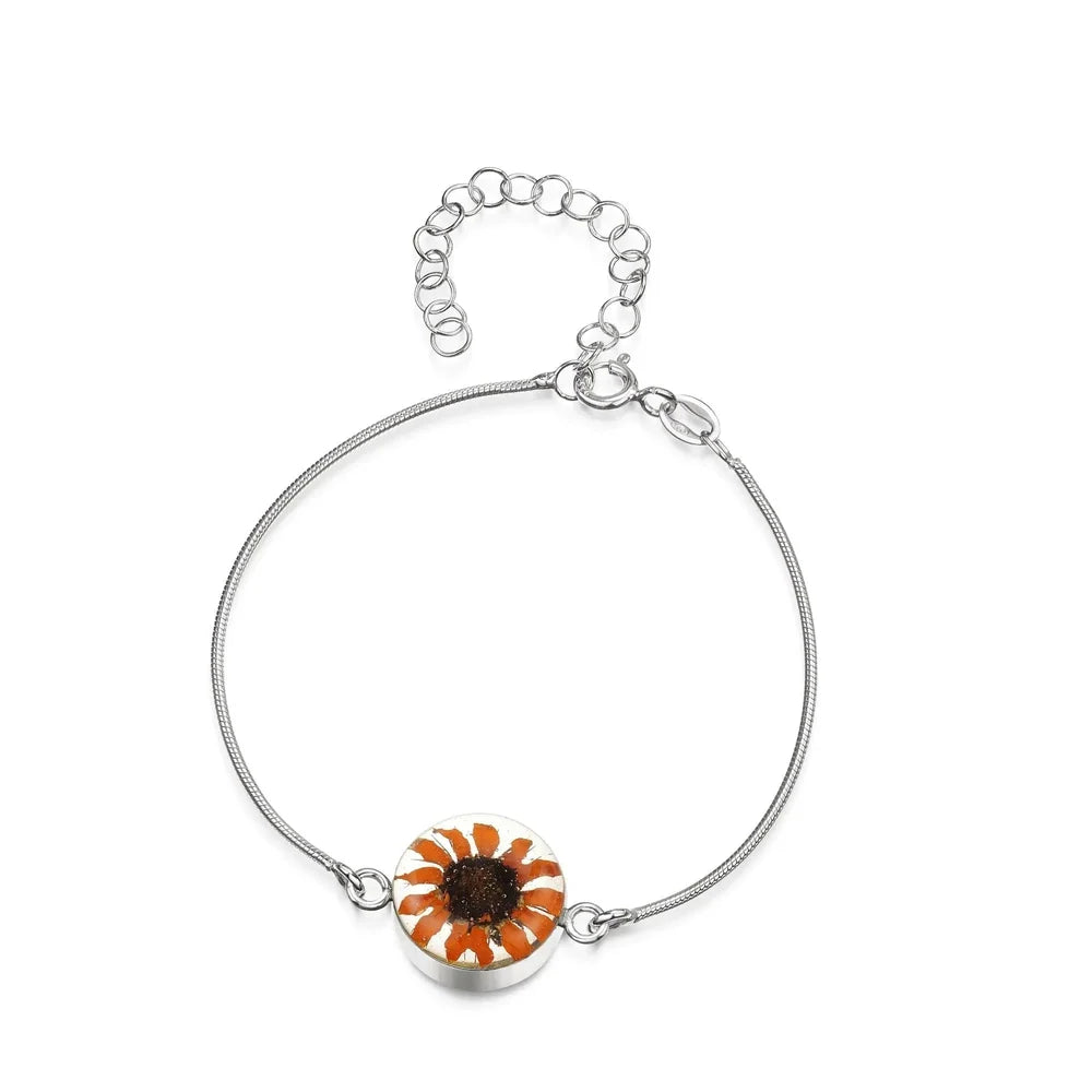 Sunflower Round Snake Bracelet