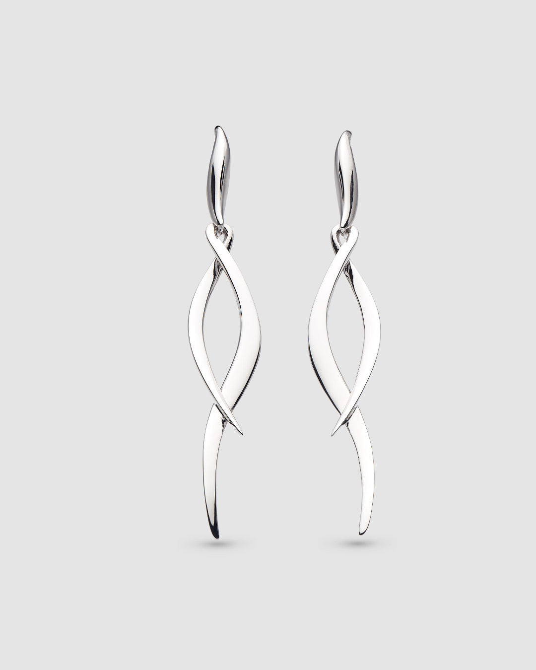 Entwine Twine Twist Drop Earrings