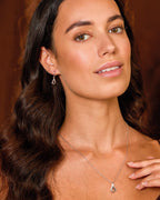 Serenity Loop Dainty Drop Earrings