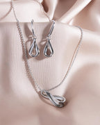 Serenity Loop Dainty Drop Earrings