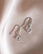 Serenity Loop Dainty Drop Earrings