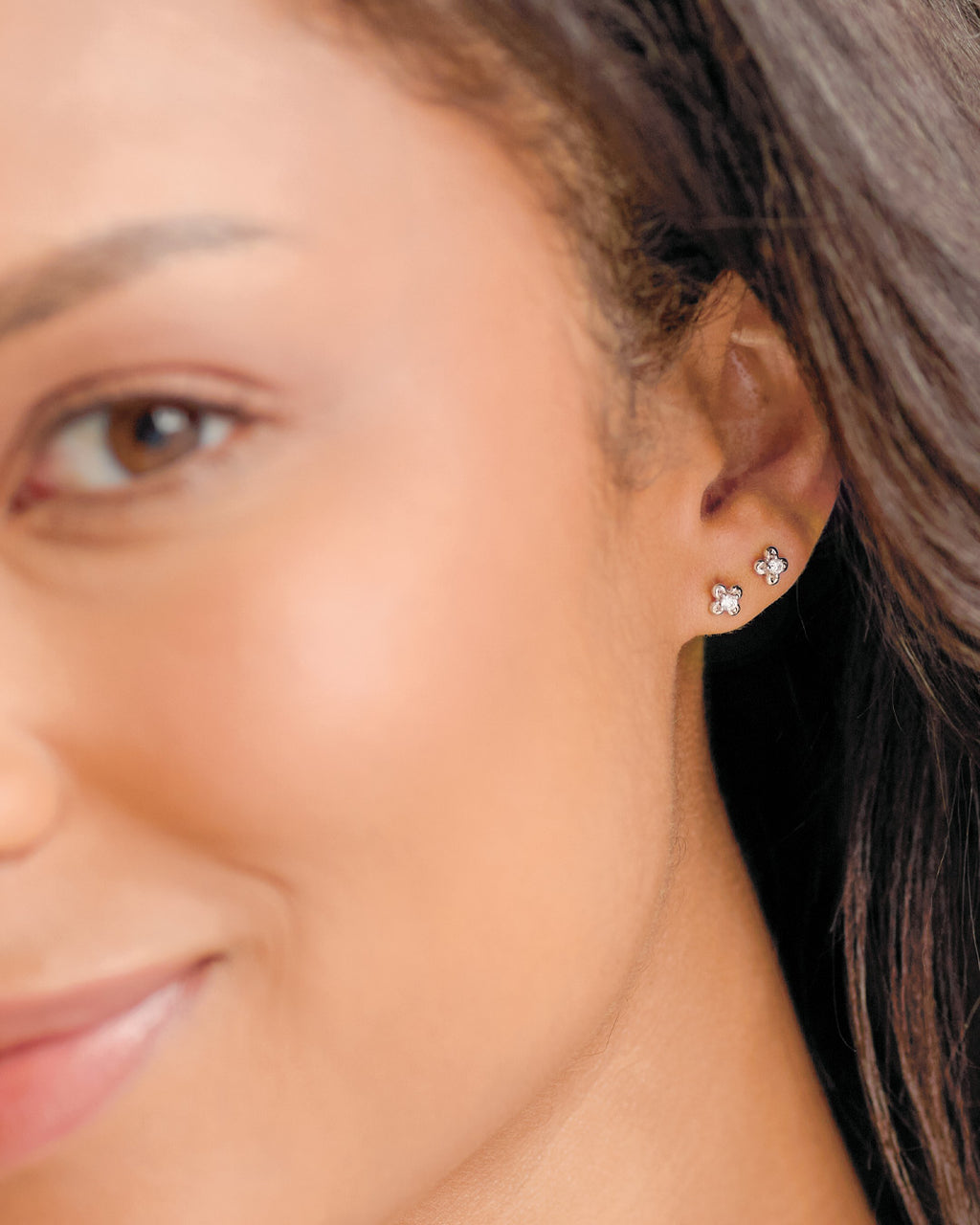 Blossom Flyte Honey Flower Glitz Stud Earrings