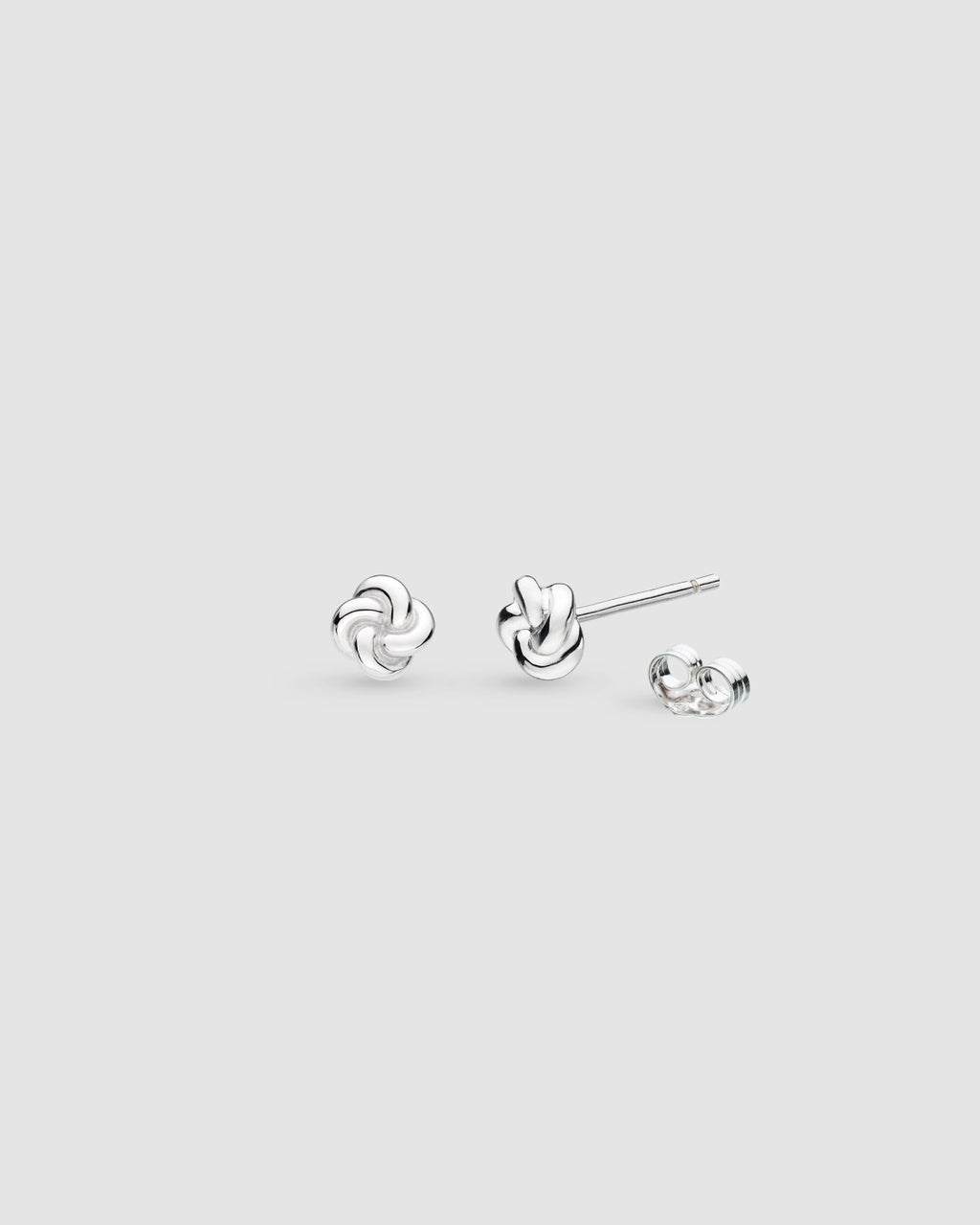 Marina Tide Knot Stud Earrings