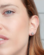 Marina Tide Knot Stud Earrings