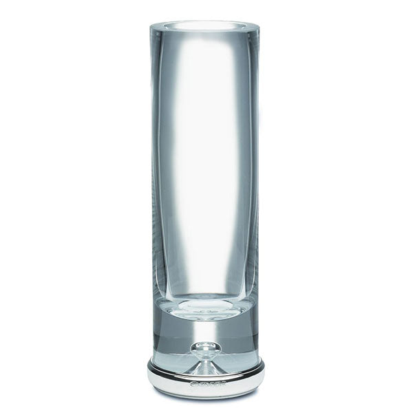 Hallmarked Krosno Silver Large Cylinder Vase