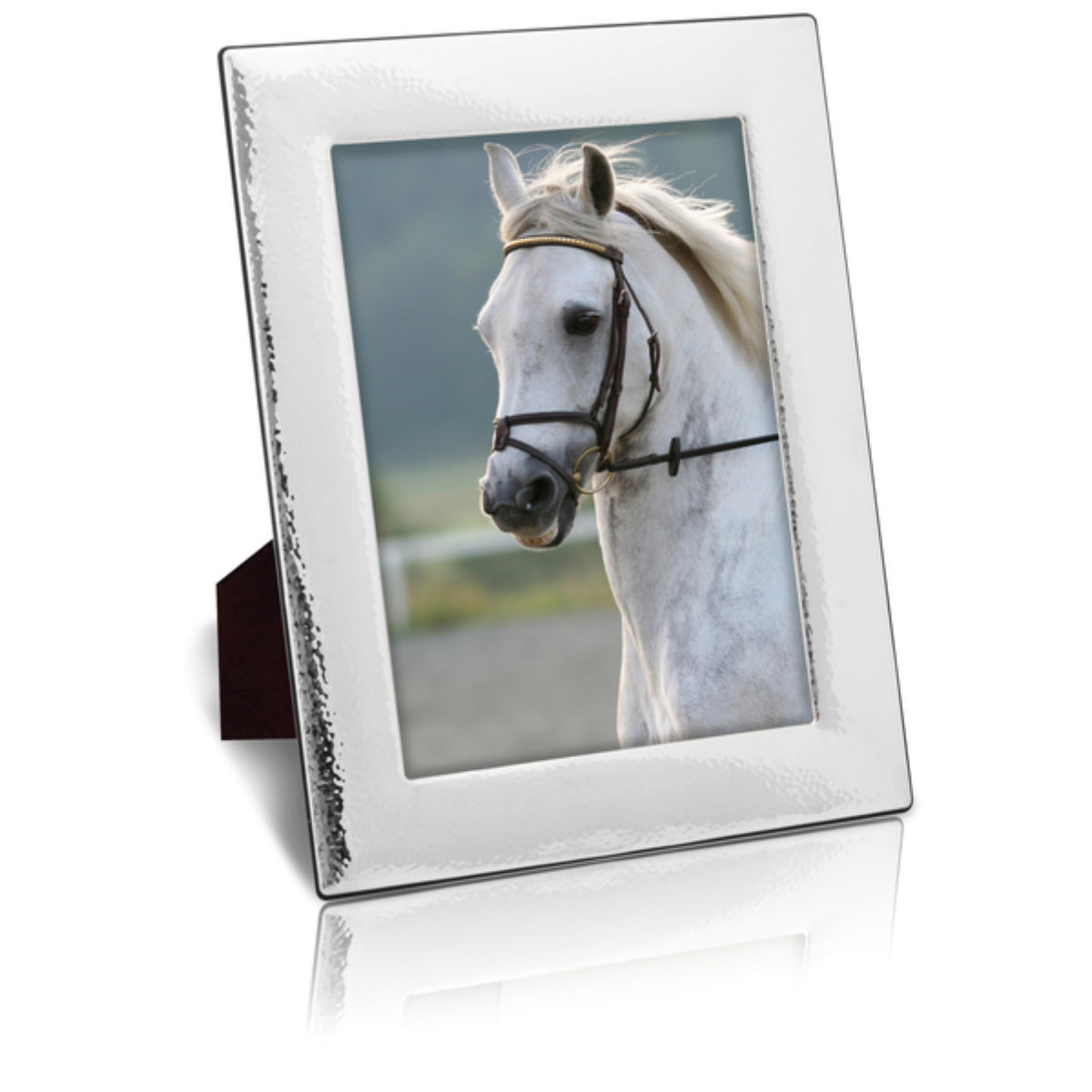 Sterling Silver Hammered Photo Frame 3.25 x 2.25"