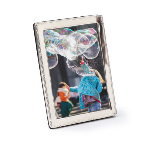 Sterling Silver Ribbon & Read Photo Frame
